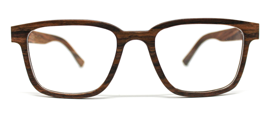 McKenzie Wooden Rx Glasses - Rosewood