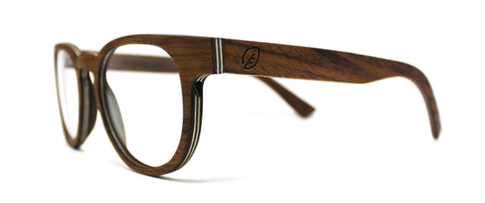 Hawthorne Wooden Rx Glasses - Zebrawood