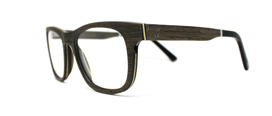 Gretna Wooden Rx Glasses - Brown Oak