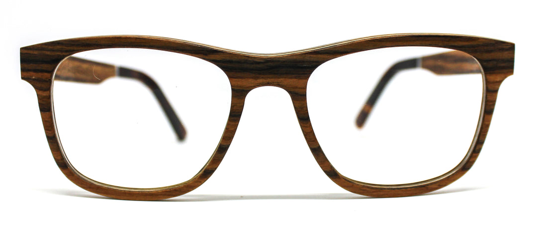 Gretna Wood Rx Glasses - Black Oak