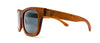 Kelsey Black Oak Wooden Sunglasses