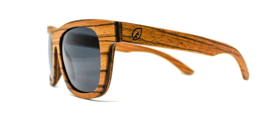Kelsey Wooden Sunglasses - Black Oak