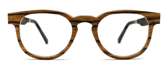 Hawthorne Wood Rx Glasses - Brown Oak