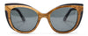 Ophelia Wood Sunglasses - Black Oak